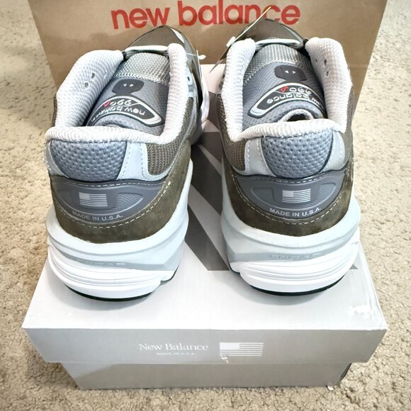 $399 Authentic NEW BALANCE U990OG6 Made in USA Men\'s Green Gray Trainers Sz.10.5 main image 12